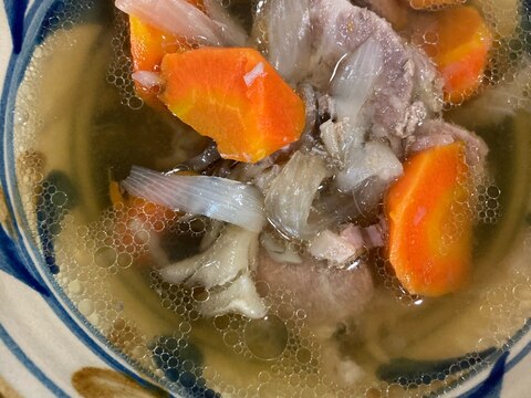 圧力鍋♪豚肉とにんじんの柔らかスープ